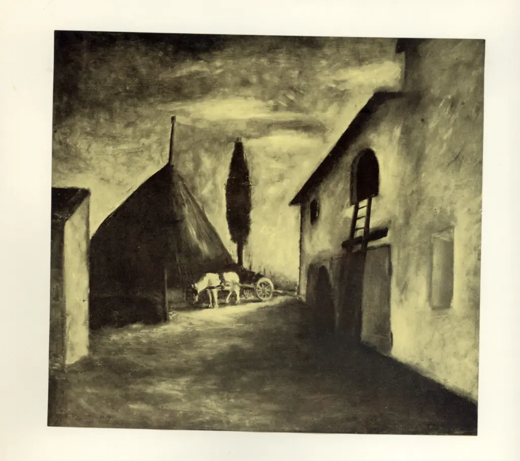 Anonimo , Bugiani, Pietro - sec. XX - Fienile e granaio , fronte