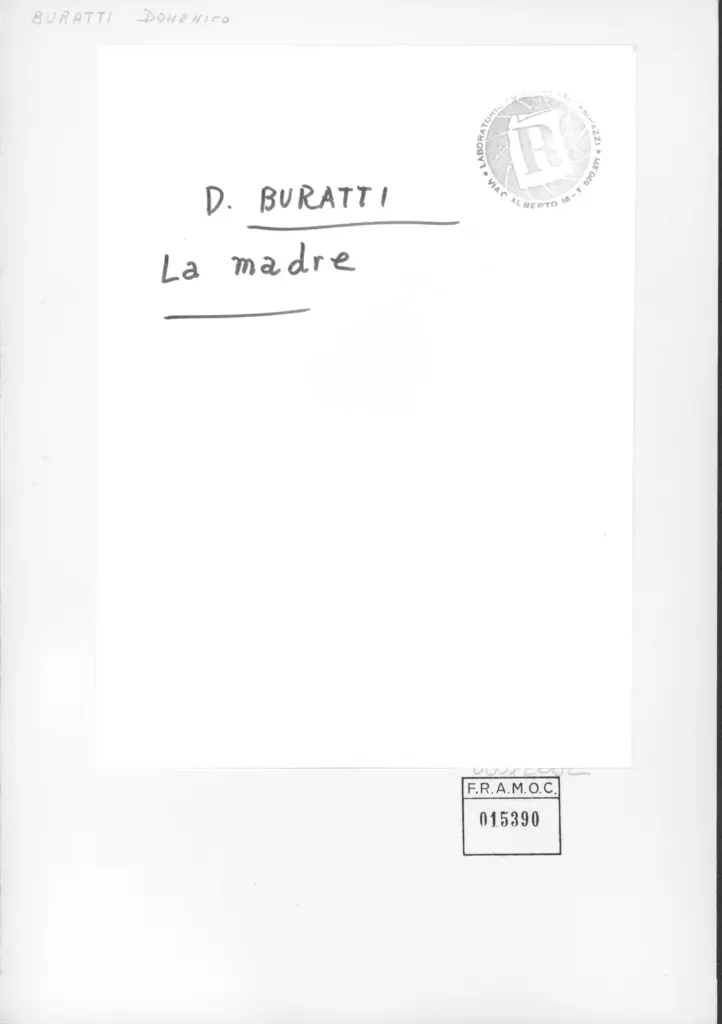 Rampazzi, Ferruccio , retro