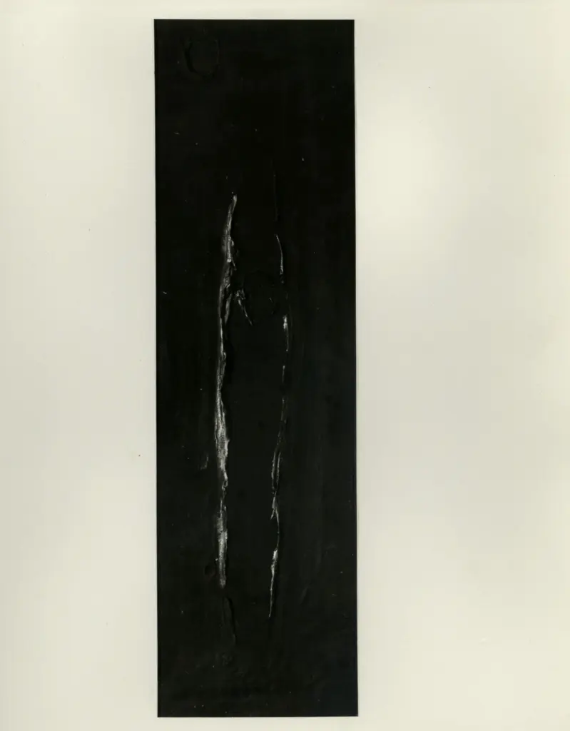 Anonimo , Burri, Alberto - sec. XX - Tutto nero , fronte