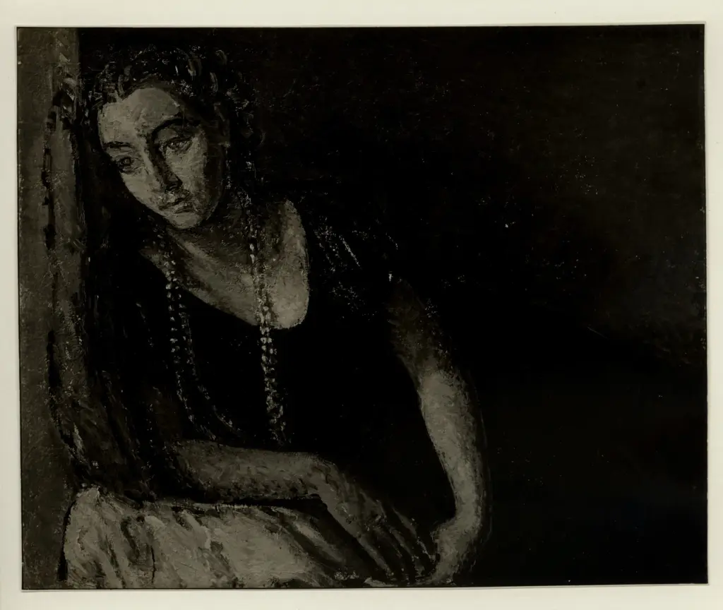 Giacomelli , Cadorin, Guido - sec. XX - Pensierosa , fronte