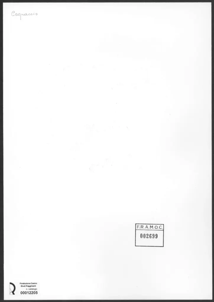 Anonimo , Scarpa, Natale - sec. XX - Ritratto , retro