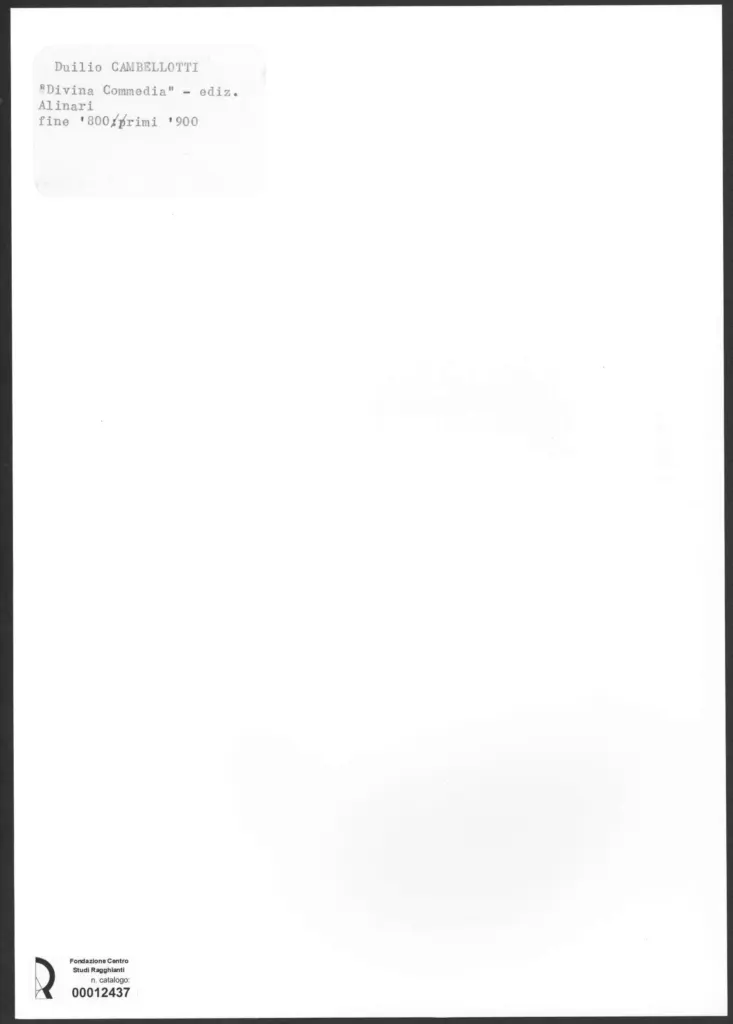 Alinari, Fratelli , Cambellotti, Duilio - - , retro