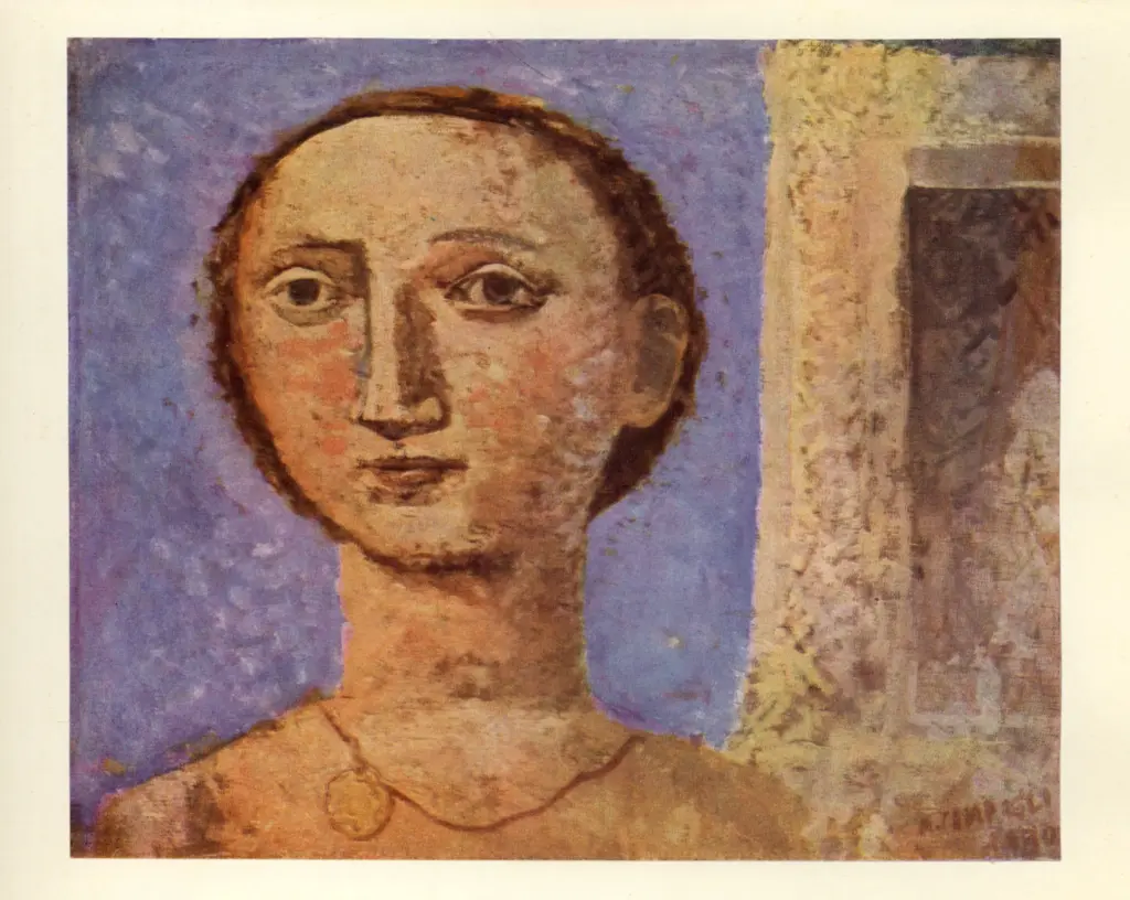 Anonimo , Campigli, Massimo - sec. XX - Girl with a Locket , fronte