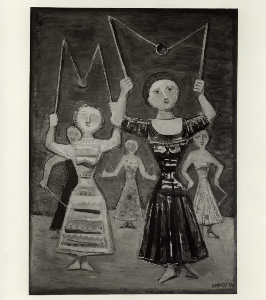 Fotografia Ferruzzi , Campigli, Massimo - sec. XX - Gioco del diabolo , fronte