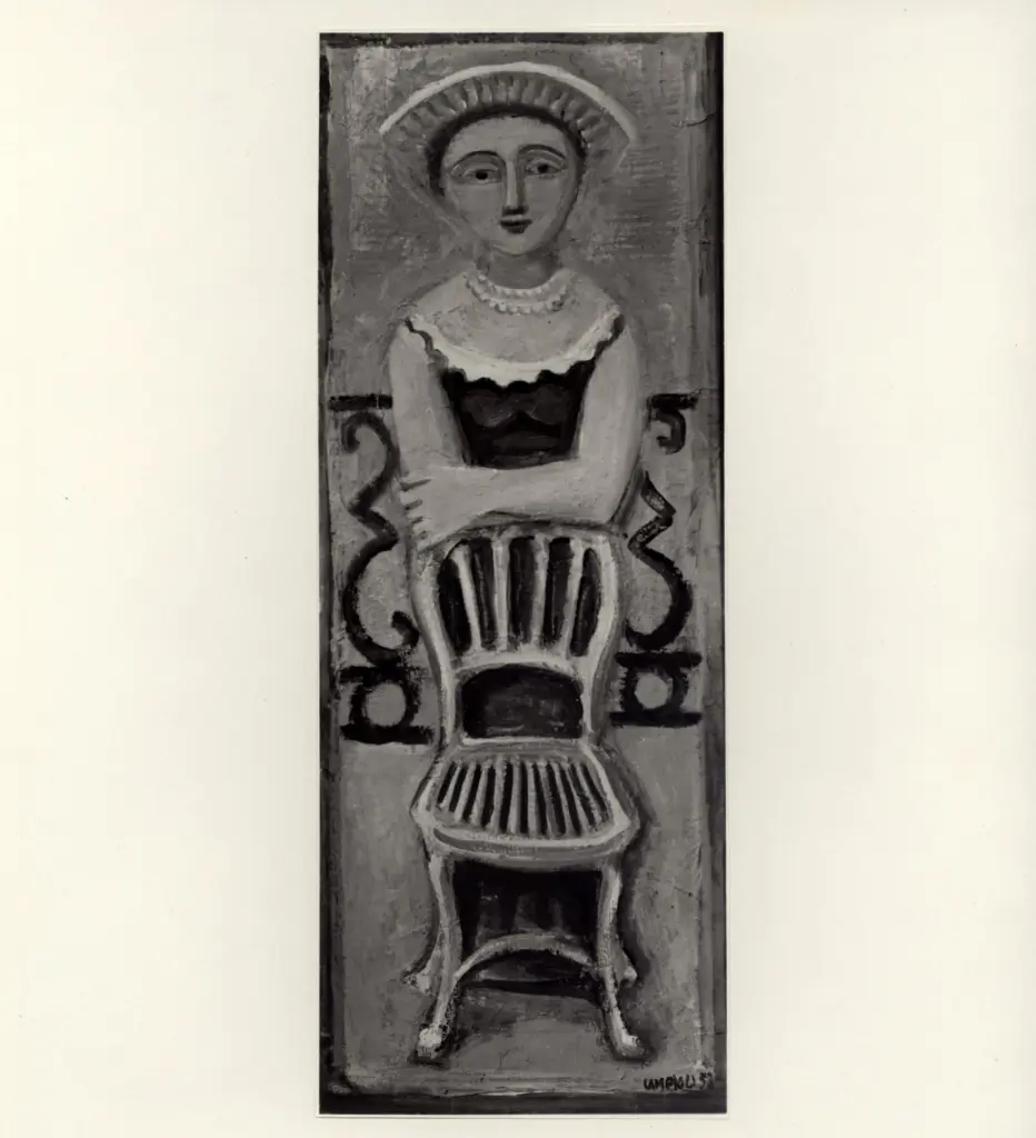 Giacomelli , Campigli, Massimo - sec. XX - La sedia , fronte