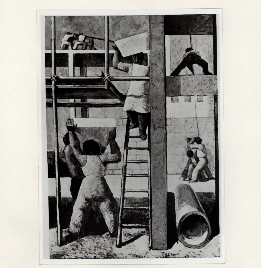 Anonimo , Campigli, Massimo - sec. XX - I Costruttori , fronte