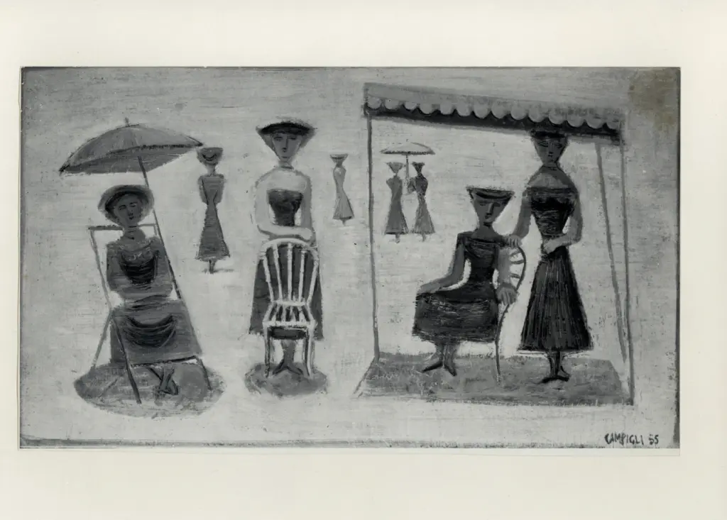 Campigli, Massimo , Figure all'aperto