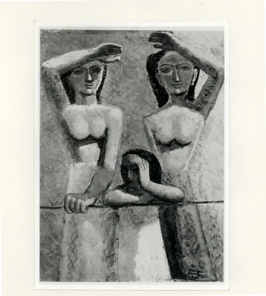 Anonimo , Campigli, Massimo - sec. XX - L'attesa , fronte