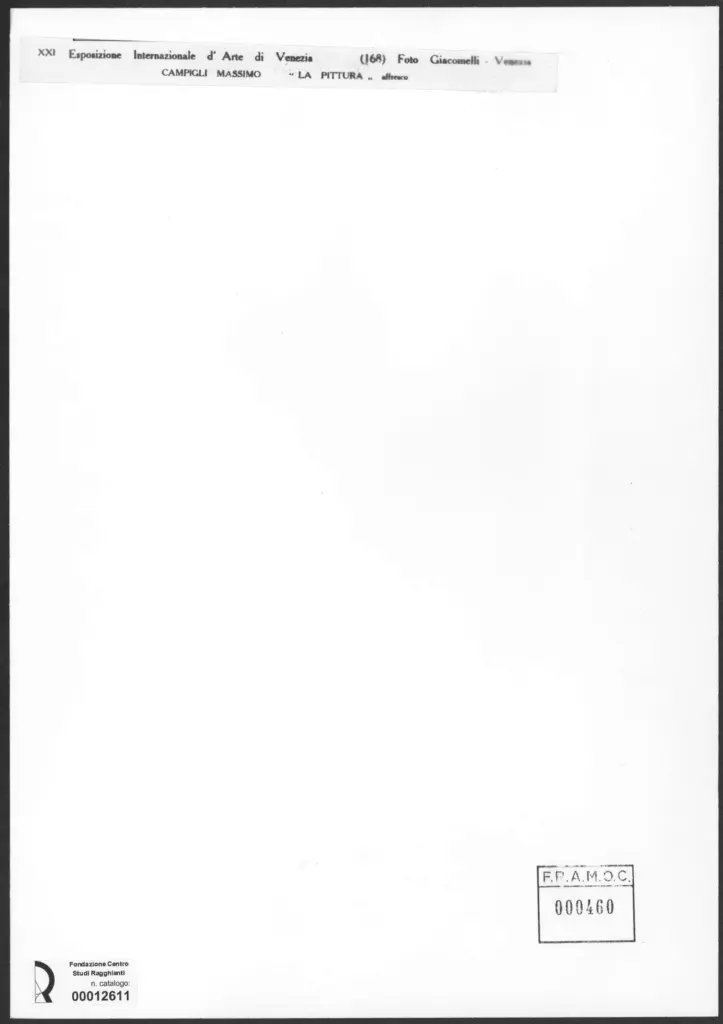 Giacomelli , Campigli, Massimo - sec. XX - La pittura , retro