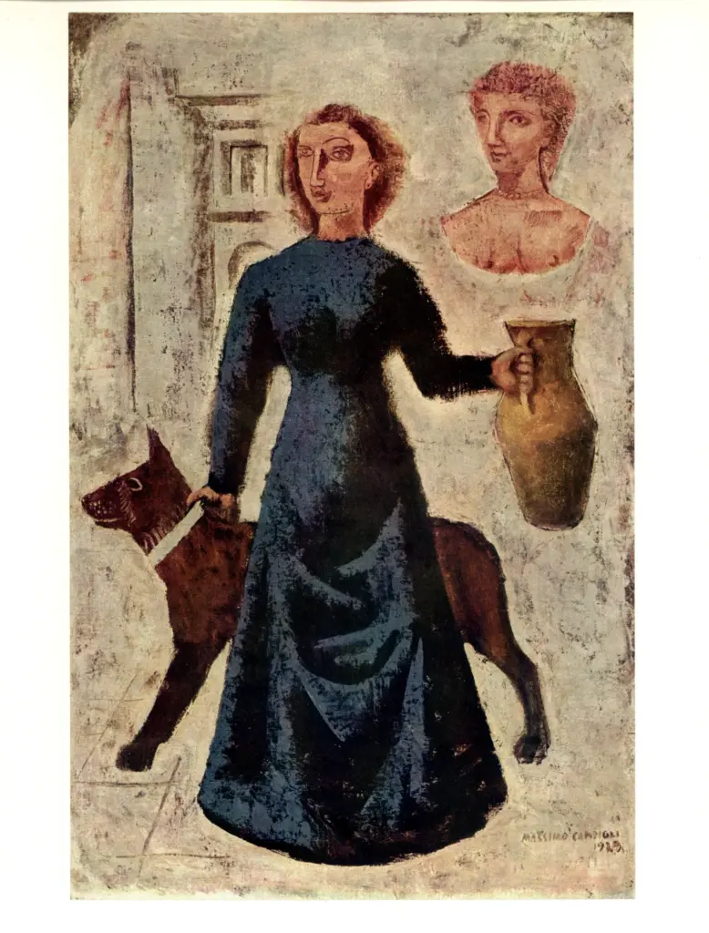 Anonimo , Campigli, Massimo - sec. XX - La carceriera , fronte