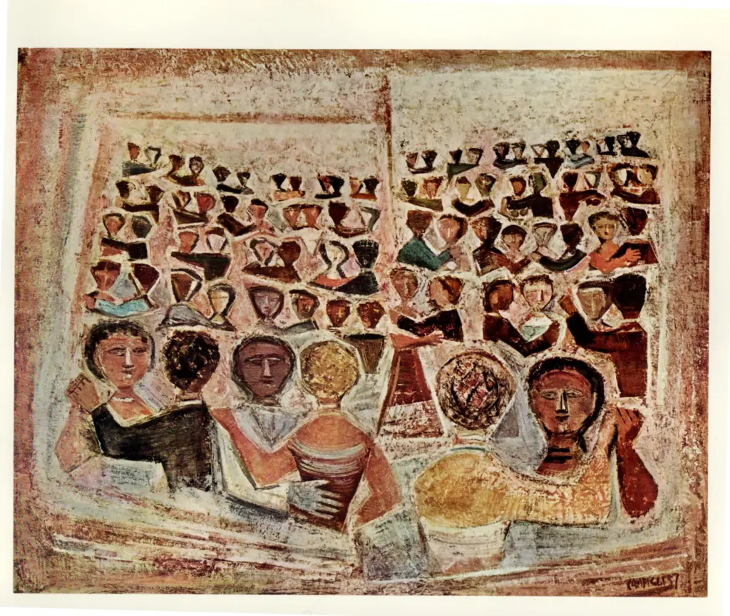 Anonimo , Campigli, Massimo - sec. XX - Ballo , fronte