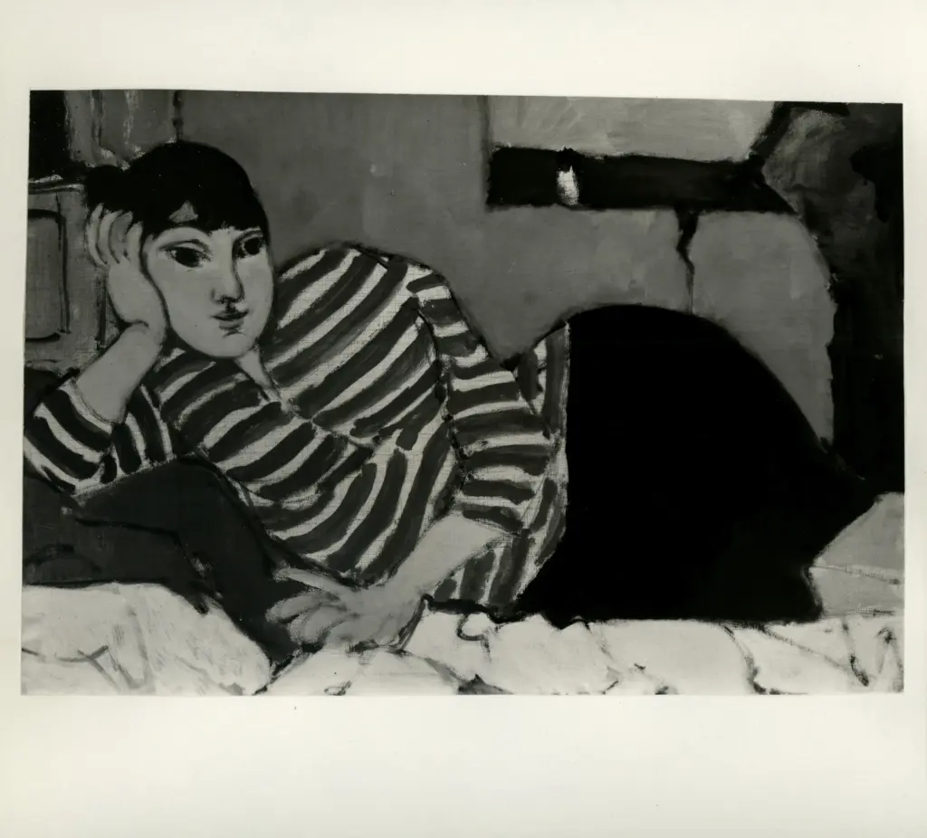 Giacomelli , Cantatore, Domenico - sec. XX - Ragazza dalla camicetta a fasce , fronte