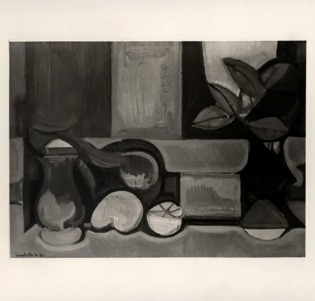 Giacomelli , Cantatore, Domenico - sec. XX - Natura morta , fronte