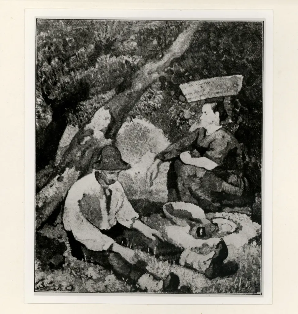 Anonimo , Carena, Felice - sec. XX - I contadini del sole , fronte