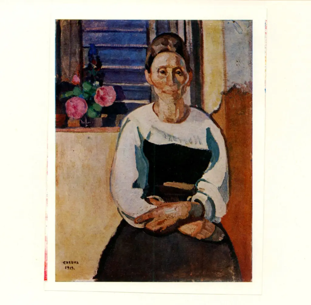 Anonimo , Carena, Felice - sec. XX - Ritratto di anziana signora , fronte