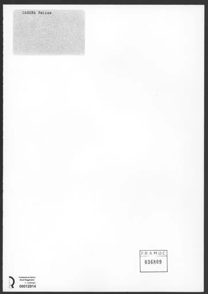 Anonimo , Carena, Felice - sec. XX - Ritratto di anziana signora , retro