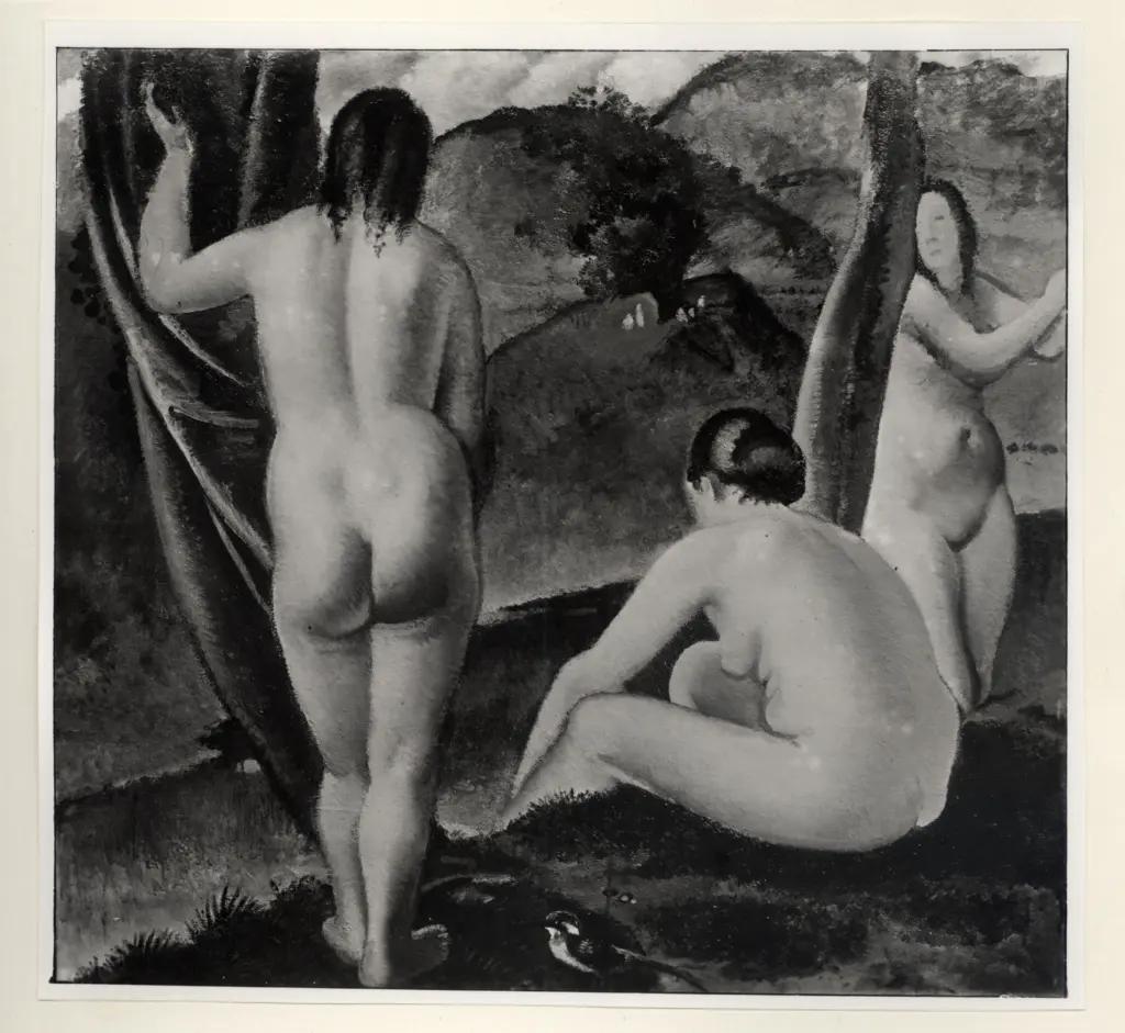 Giacomelli , Carena, Felice - sec. XX - Figure di donne nude , fronte