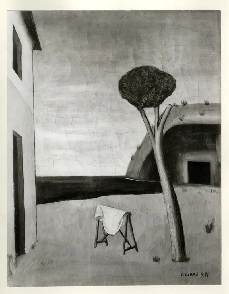 Anonimo , Carrà, Carlo - sec. XX - Il pino sul mare , fronte