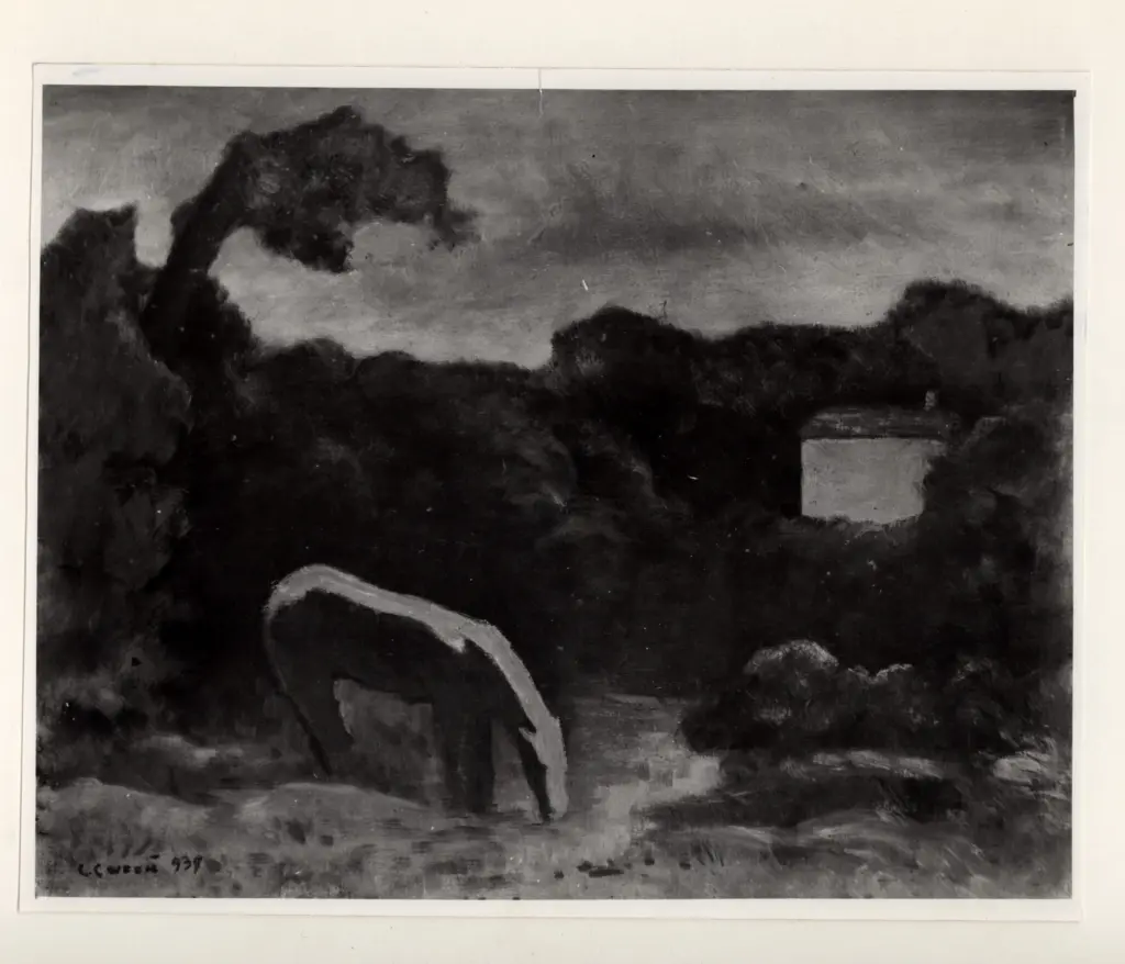 Giacomelli , Carr&agrave;, Carlo - sec. XX - Cavallino , fronte