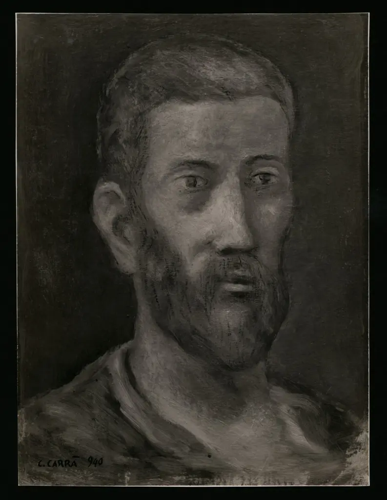 Mari, Gianni , Carr&agrave;, Carlo - sec. XX - Testa di pescatore , fronte