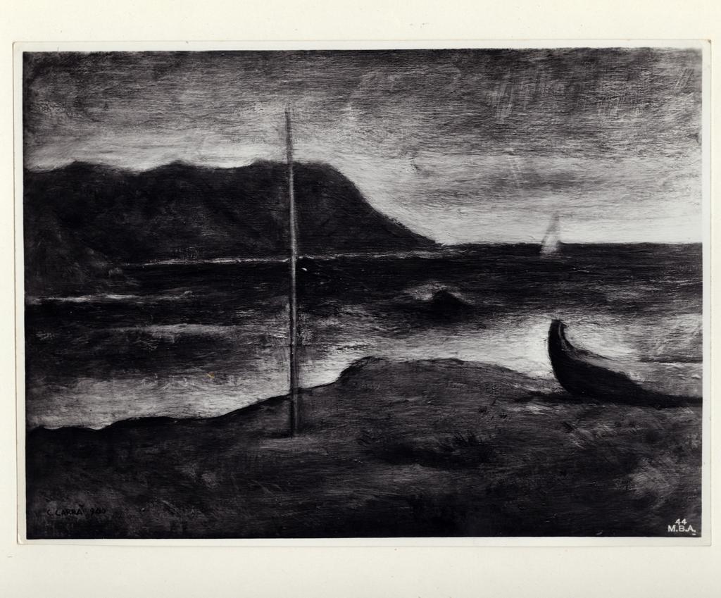 Anonimo , Carrà, Carlo - sec. XX - Marina , fronte
