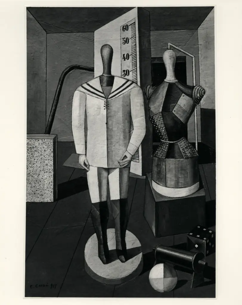 Giacomelli , Carr&agrave;, Carlo - sec. XX - Madre e figlio , fronte