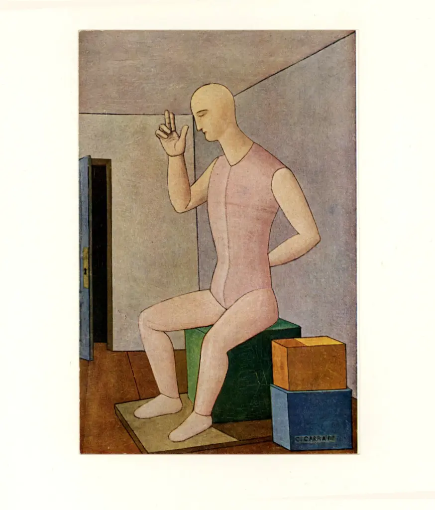 Anonimo , Carr&agrave;, Carlo - sec. XX - L'idolo ermafrodito , fronte