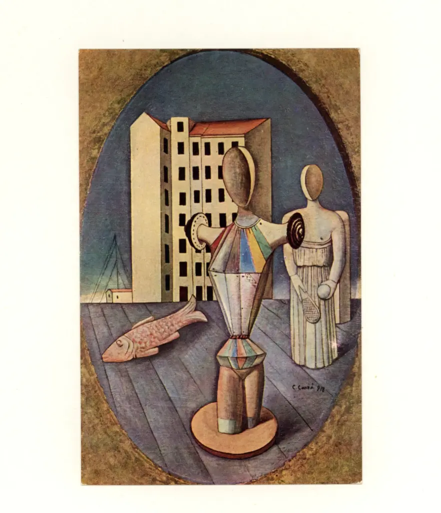 Anonimo , Carr&agrave;, Carlo - sec. XX - L'ovale delle apparizioni , fronte