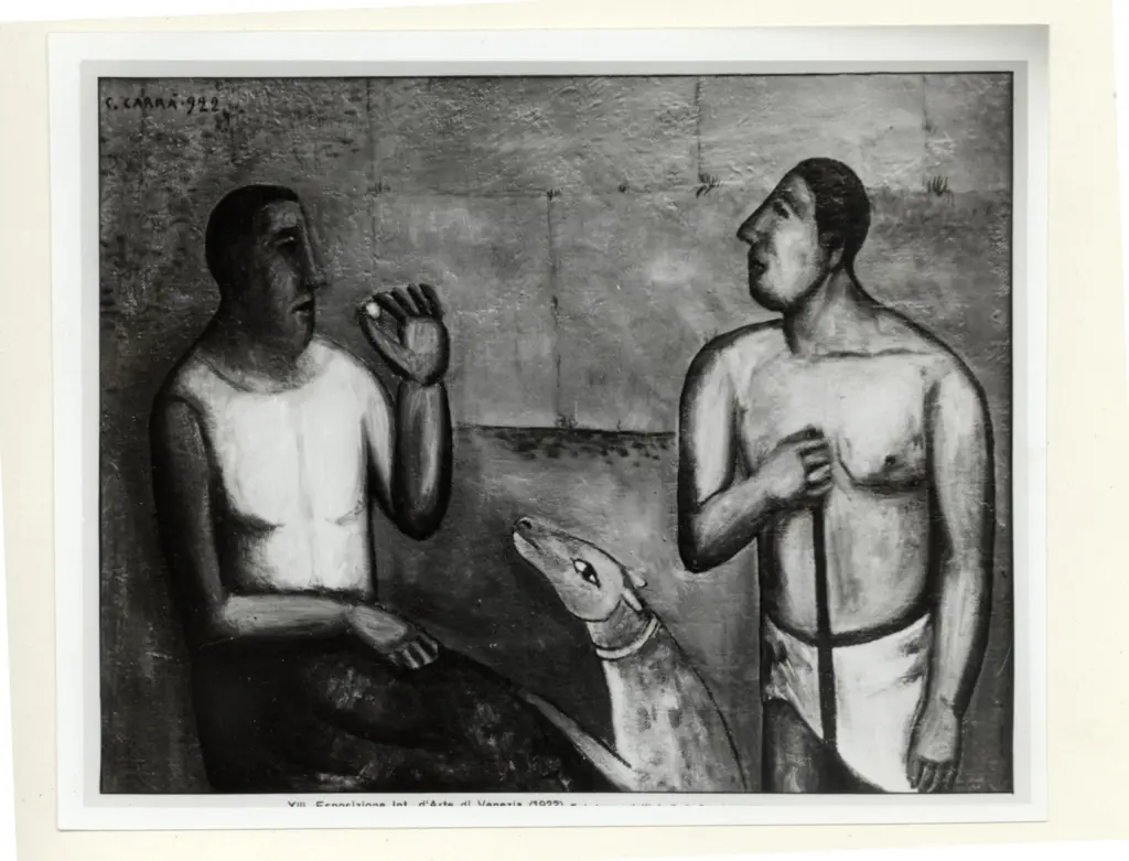 Anonimo , Carr&agrave;, Carlo - sec. XX - I Dioscuri , fronte