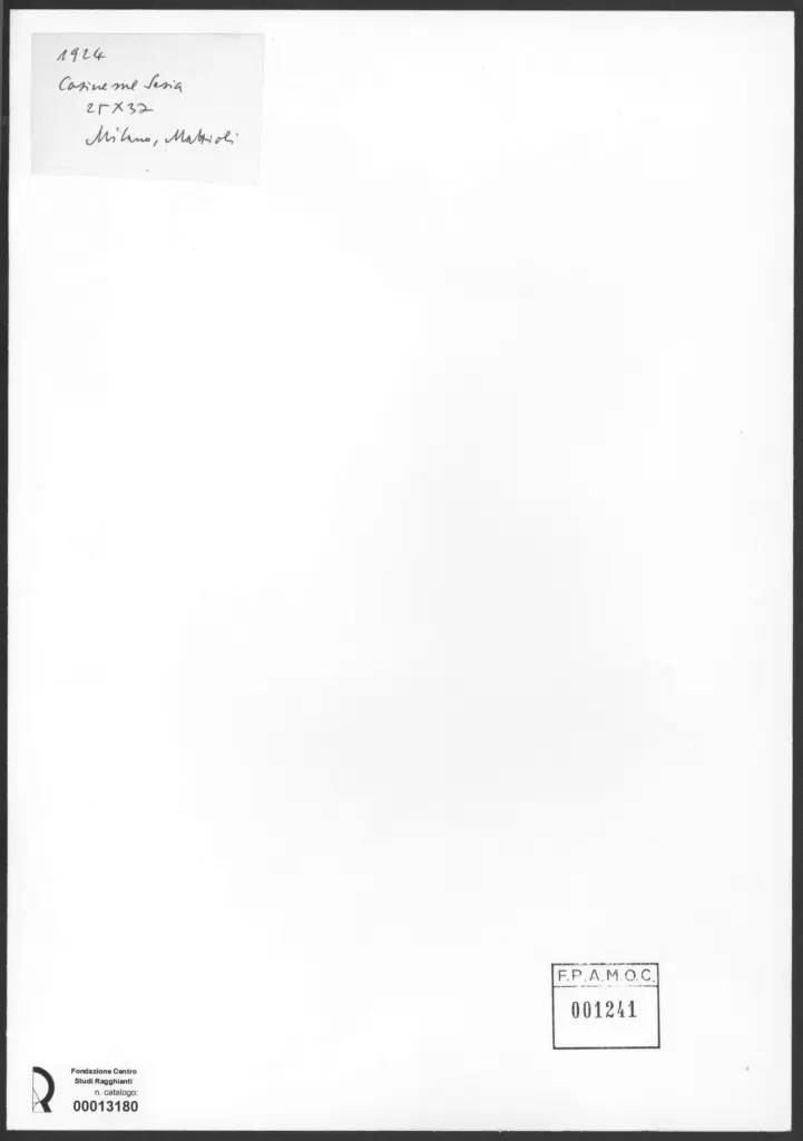 Anonimo , Carr&agrave;, Carlo - sec. XX - Casine sul Sesia , retro