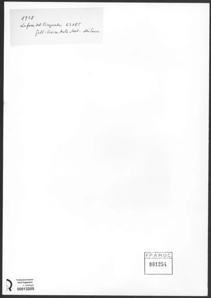 Carr&agrave;, Carlo - sec. XX , retro