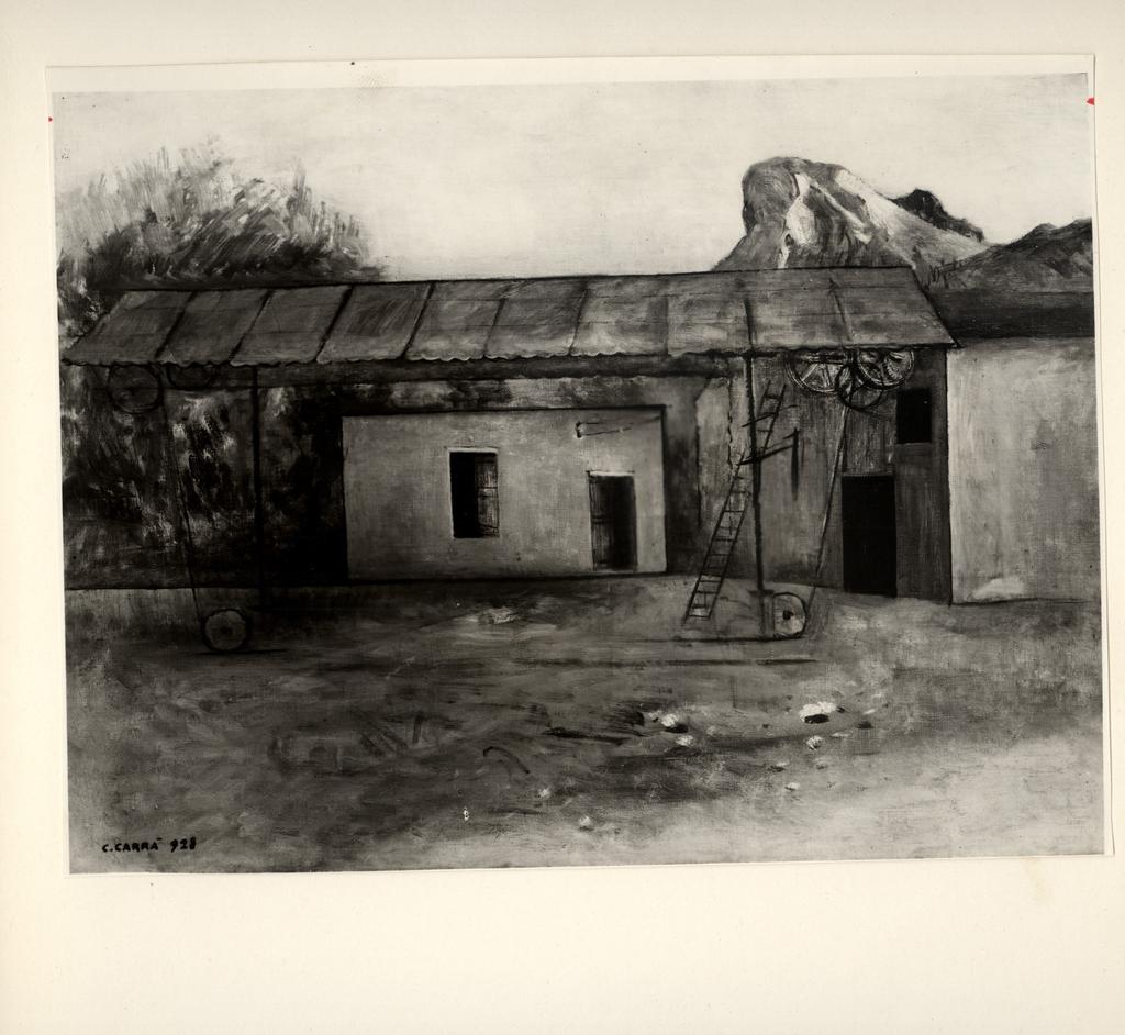 Giacomelli , Carrà, Carlo - sec. XX - La segheria dei marmi , fronte