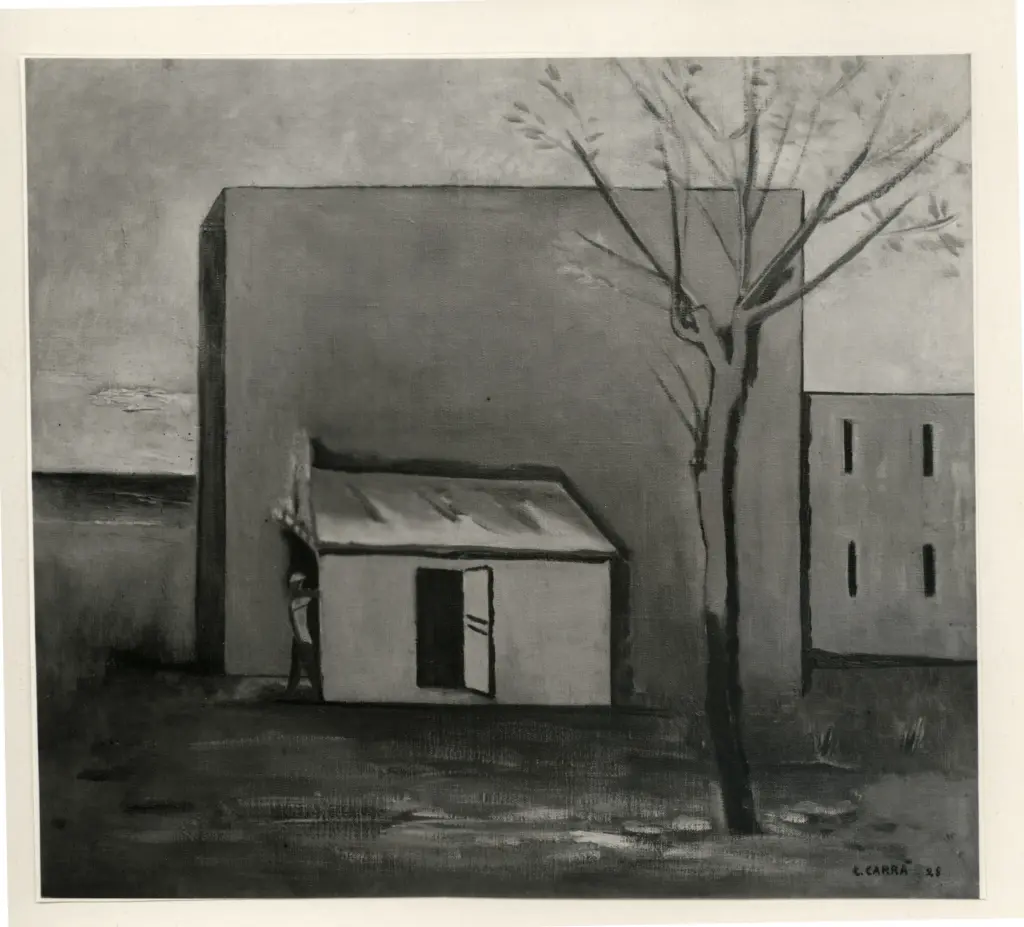 A.F.I. Agenzia Fotografica Industriale , Carr&agrave;, Carlo - sec. XX - Il bersaglio , fronte