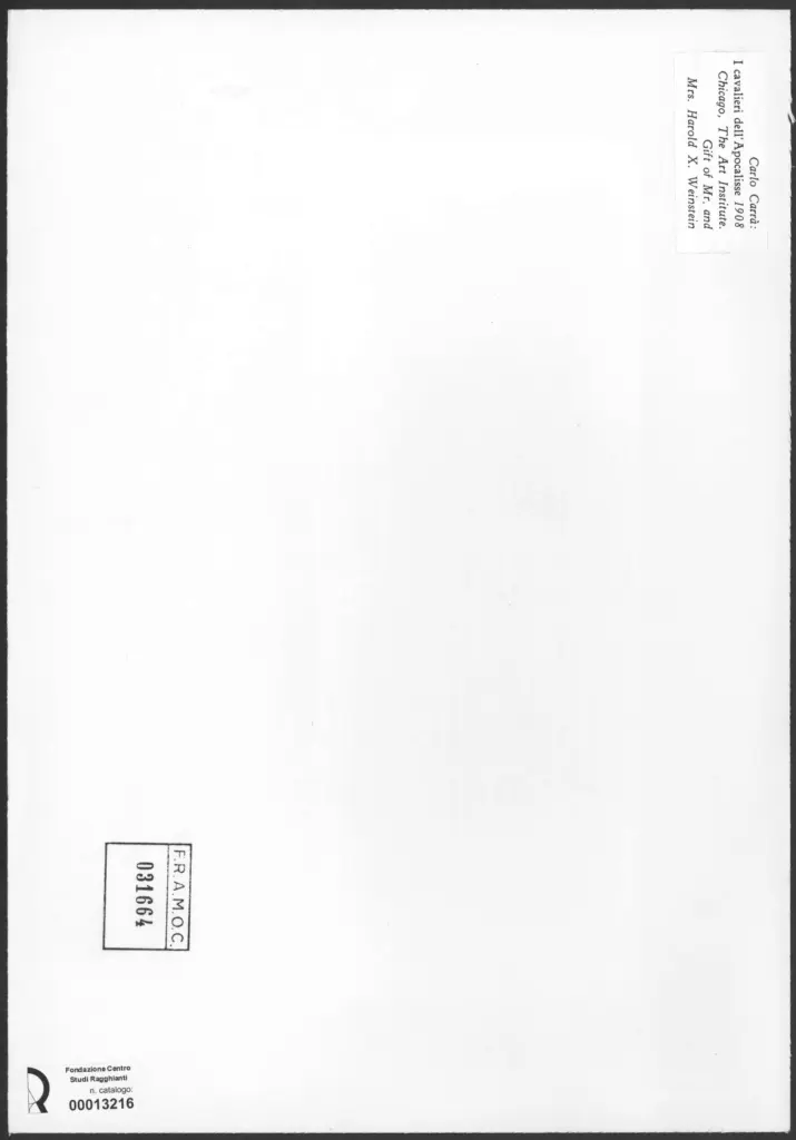 Carrà, Carlo - sec. XX -