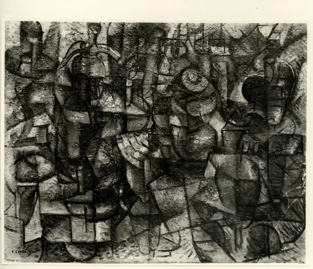 Giacomelli , Carrà, Carlo - sec. XX - Ritmi d'oggetti , fronte