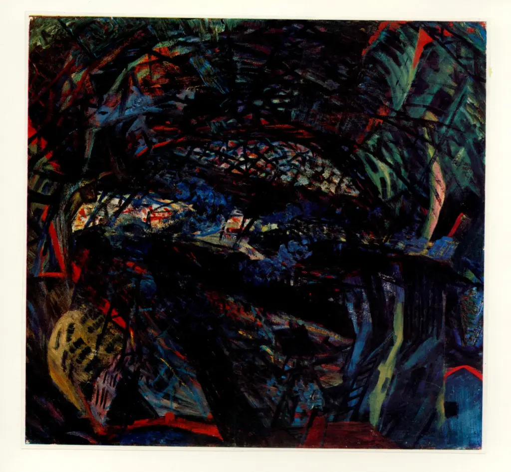 Anonimo , Carr&agrave;, Carlo - sec. XX - La stazione di Milano , fronte