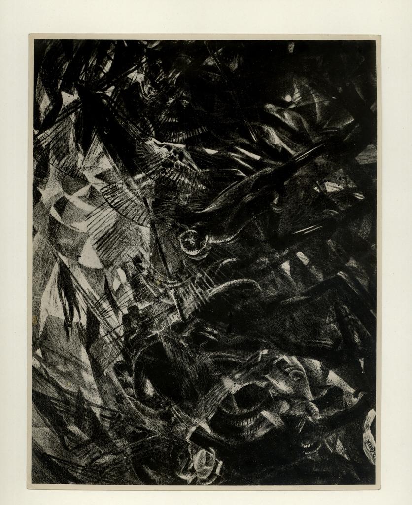 Anonimo , Carrà, Carlo - sec. XX - Funerale dell'Anarchico Galli , fronte