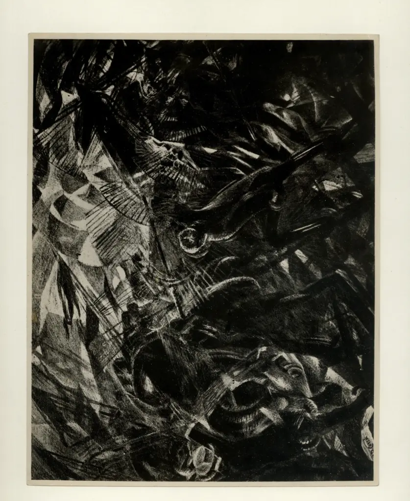 Anonimo , Carr&agrave;, Carlo - sec. XX - Funerale dell'Anarchico Galli , fronte