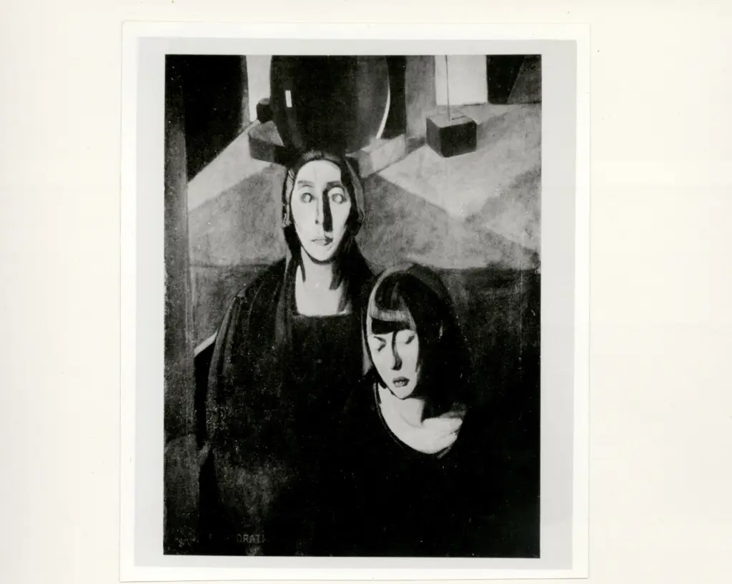 Anonimo , Casorati, Felice - sec. XX - Le sorelle , fronte