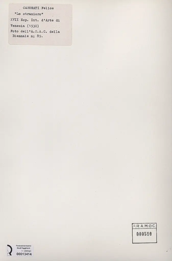 Anonimo, Anonimo , retro