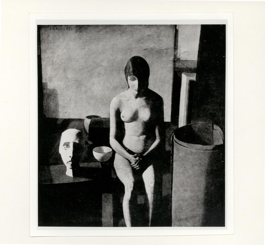 Anonimo , Casorati, Felice - sec. XX - Fanciulla nuda , fronte
