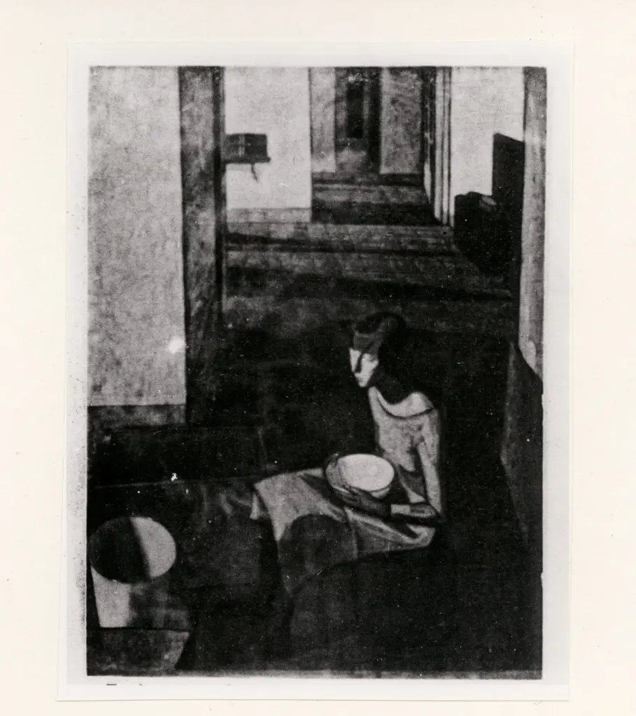 Anonimo , Casorati, Felice - sec. XX - Interno , fronte