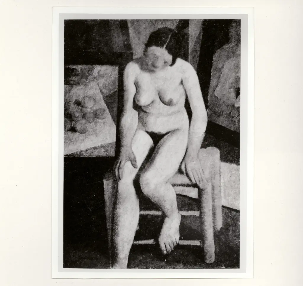 Anonimo , Casorati, Felice - sec. XX - Nudo di donna , fronte