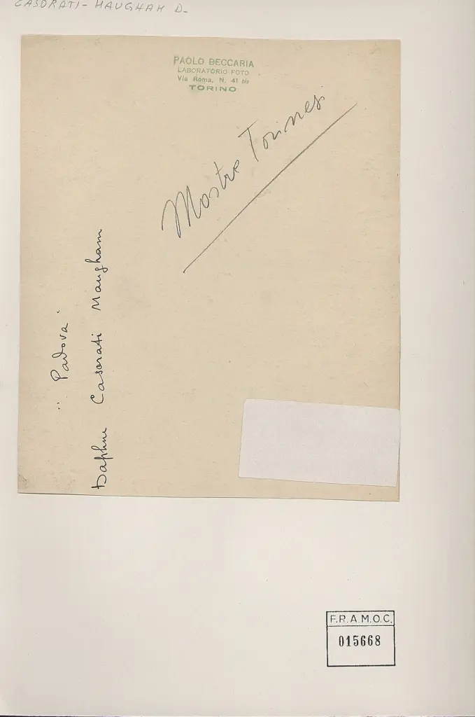 Beccaria, Paolo , retro