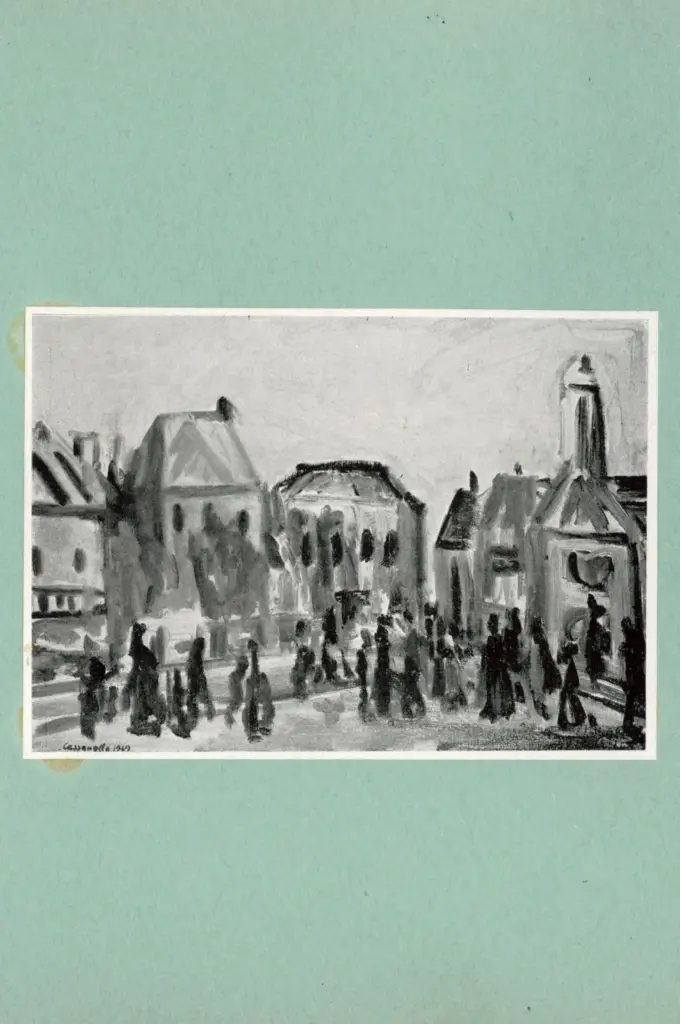 Anonimo , Cassanello, Angiola - sec. XX - Paesaggio , fronte