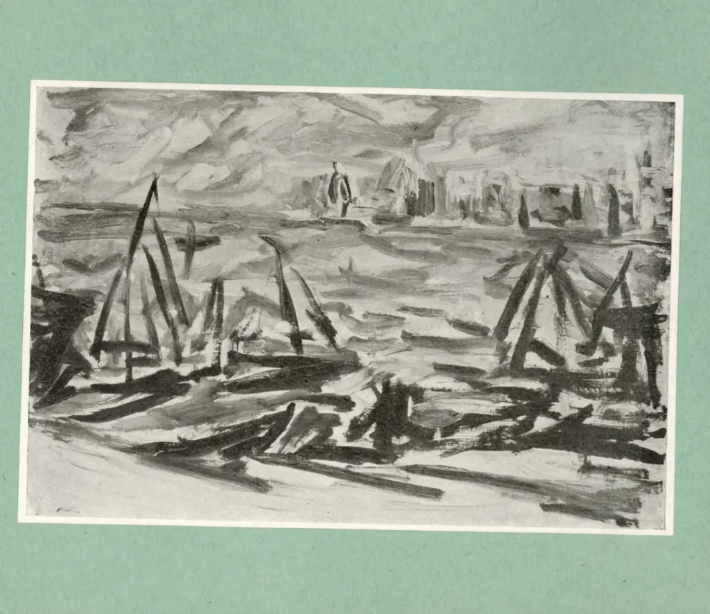 Anonimo , Cassanello, Angiola - sec. XX - Barche a Venezia , fronte