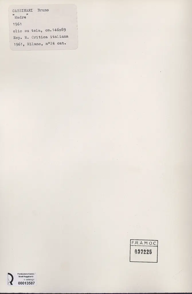 Anonimo, Anonimo , retro