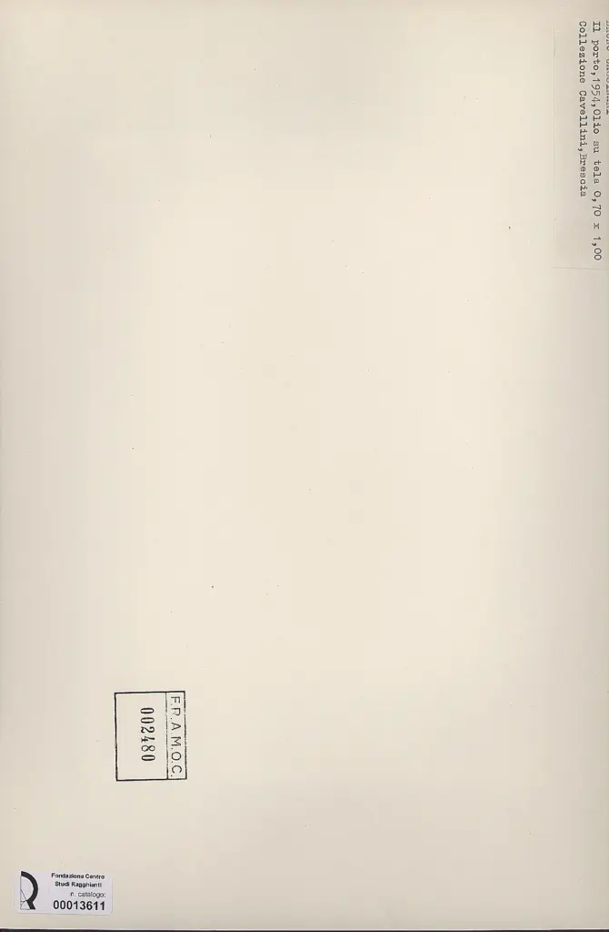 Anonimo , Cassinari, Bruno - sec. XX -