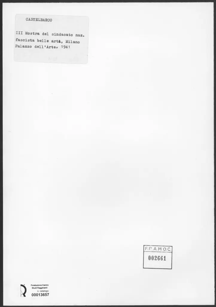 Anonimo , Castelbarco, Emanuele - sec. XX - Ritratto di donna , retro