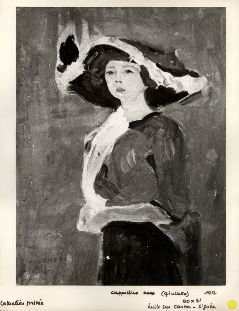 Cavaglieri, Mario , Cappellino nero (Giulietta)